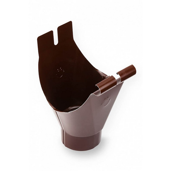 Воронка STAL, 124(120)/90 мм, цвет Темно-коричневый, Galeco