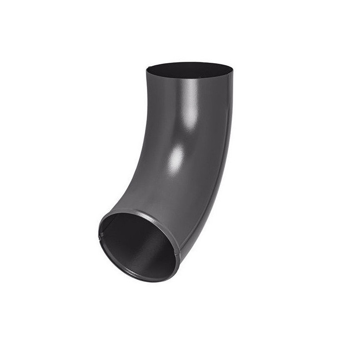 Отвод трубы, сталь, d-90 мм, темно-серый PURAL MATT RR 33, Aquasystem