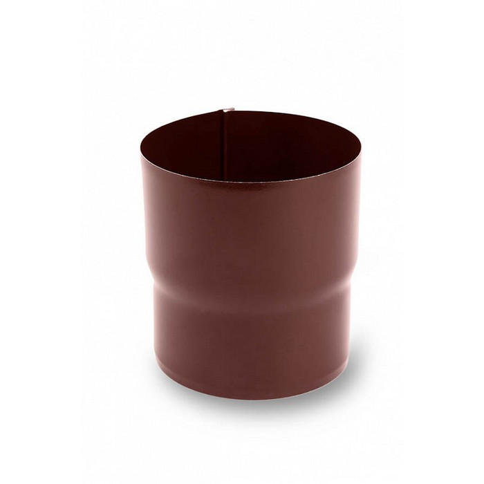 Муфта трубы 90 мм STAL, 90 мм, цвет Темно-коричневый, Galeco