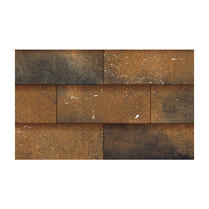 Клинкерная дранка Rustikotta, 200х400 мм, Red grunge flamed, Tempio