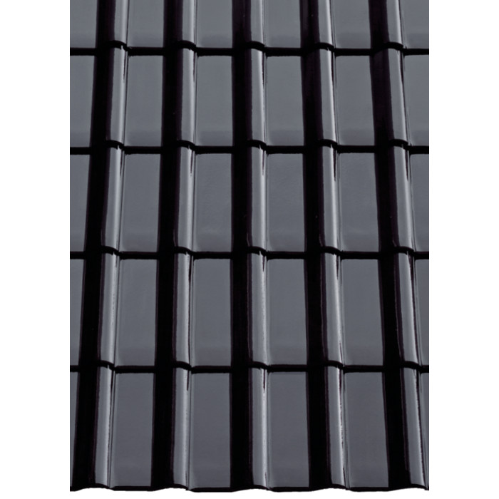 Керамическая черепица ABC Modena 11, Черный бриллиант